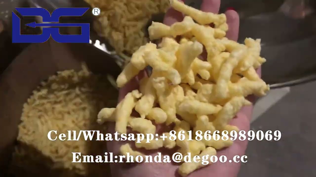 Cheetos processing plant kurkure corn curls extruder machine