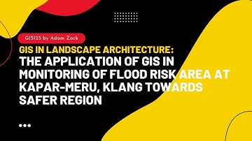 THE APPLICATION OF GIS IN MONITORING OF FLOOD RISK AREA AT KAPAR-MERU, KLANG TOWARDS SAFER REGION