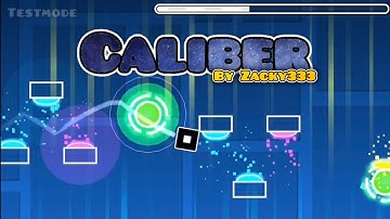 My best layout yet!  |  Caliber Layout by Zacky333  |  Geometry Dash
