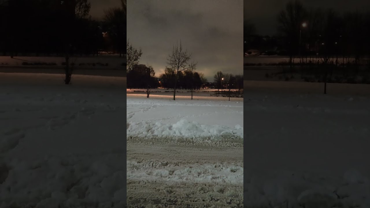 Вечерний Минск. Зимняя прогулка у реки город Минск. Minsk winter walking tour. Minsk nature.