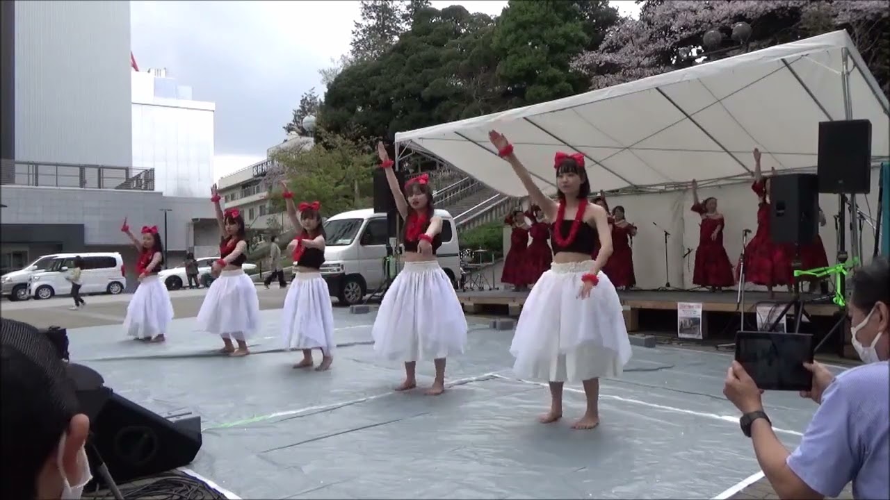 20230402 ⑦バンバ桜祭り（フラ・オルオル 2ndステージ） - YouTube