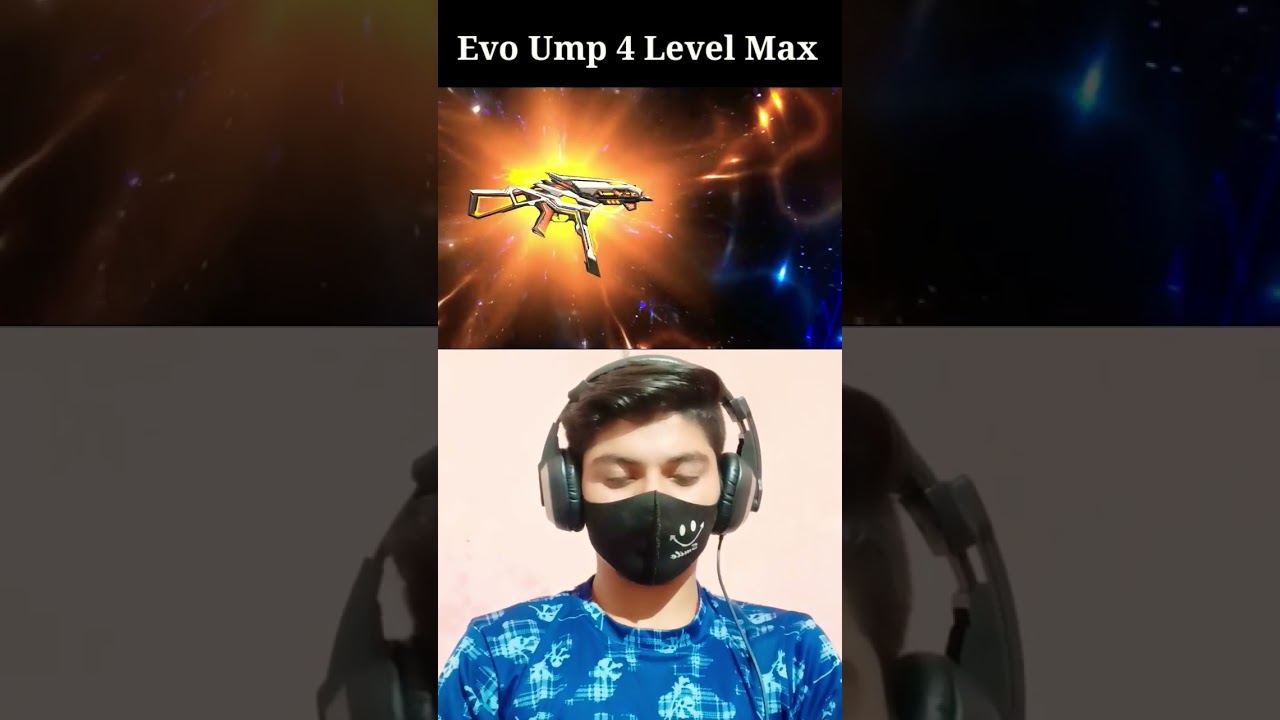 Evo Ump 4 Level Max || Free Fire Evo Gun Max 