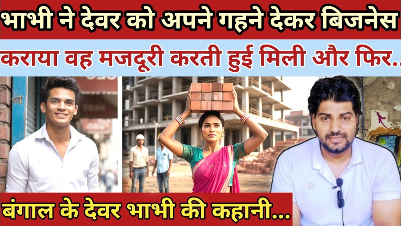 भाभी ने देवर को ||अपने गहने देकर बिजनेस कराया और खुद मजदूरी करती हुई मिली|| Emotional Story