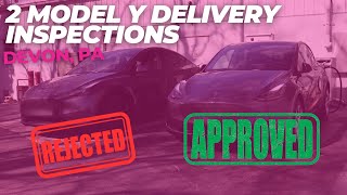 2 Tesla Model Y Delivery Inspections - 1 APPROVED, 1 REJECTED! - Devon, West Chester, Collegeville by Total Detailing Auto Surface Protection 9,264 views 1 year ago 13 minutes, 18 seconds