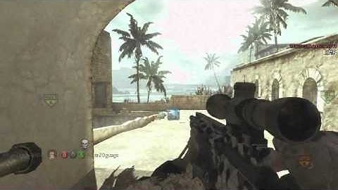 MW3:Quickscope and knife Fail