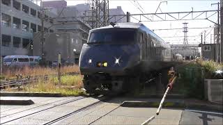 JR九州　787系 特急きりしま8号 鹿児島中央駅～宮崎駅）6008M　黒田踏切撮影日2022 11 24