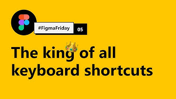 The ultimate keyboard shortcut you need to know in Figma #FigmaFriday 05