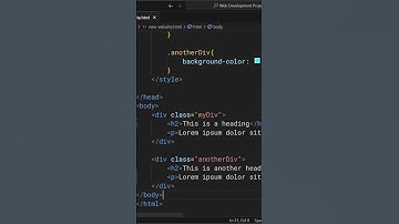 Div tag in HTML😎| Web development #programming #webdevelopment #html #html5 #htmltutorial