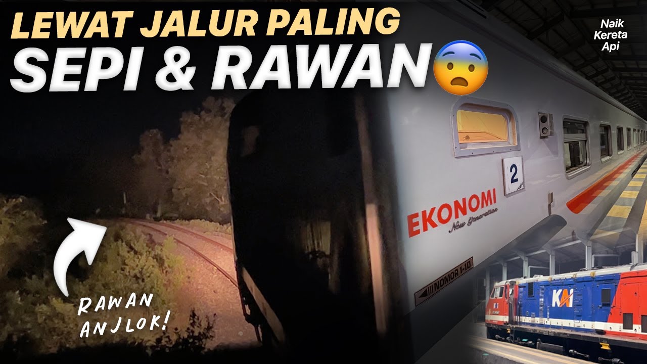 BAHAYA‼️ JALUR RAWAN ANJLOK & SEPI | KA Sancaka Utara Jogja-Surabaya