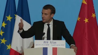 Macron en Chine : une visite aux accents économiques