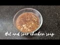 Hot and sour chicken soup | Restaurant style soup #soup #chicken #chickenrecipe