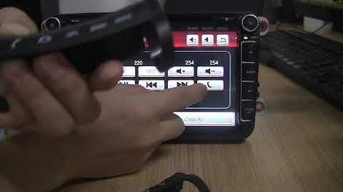 How to Learn the Steering Wheel Control Buttons of XTRONS WINCE Car Radios