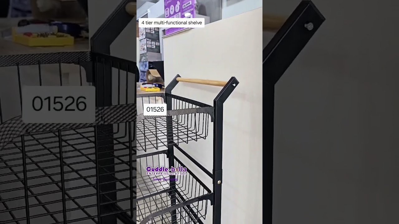 01526 -4 tier multifunctional shelf