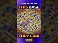 Th15 Best War Base Layout | #shorts
