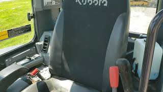 2016 Kubota U35-4 Mini Excavator For Sale: Engine Compartment & Cab Inspection!