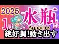 【水瓶座⭐️2025年1月】時代の星座を生きる！絶好調☆動き出す！【タロット/運勢リーディング】