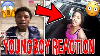 NBA YOUNGBOY Reacts To YAYA MAYWEATHER Facing LIFE IN PRISON *IG LIVE*