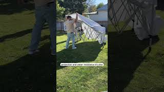 10x10 pop up Canopy Shade #nifty #diy #lifecomplexities #oregon #socialcat #frontyard #crownshade