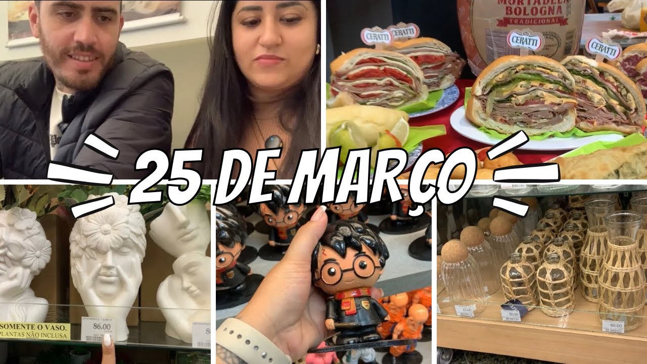 DIA DE COMPRAS PRA CASA NA 25 DE MARÇO 💃🏻🎉