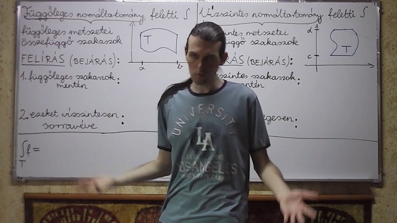 Matematika 2. 09/02. Skalármezők integrálása normáltartományok felett (elmélet)