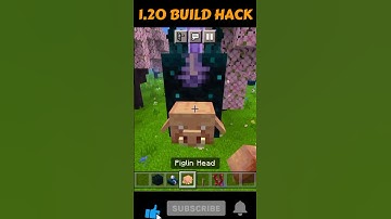 Minecraft 1.20 Build Hack #short #minecraft