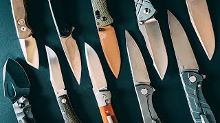 My 10 MOST CARRIED EDC Knives