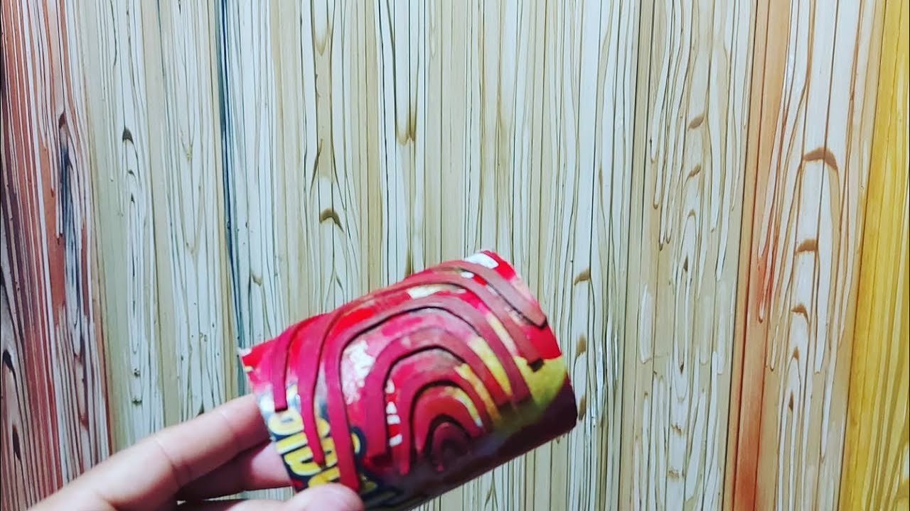 COMO FAZER CARIMBO PARA EFEITO MADEIRA CASEIRO - CARIMBO POR MENOS DE 20 REIAS - EFEITO MADEIRA LISA