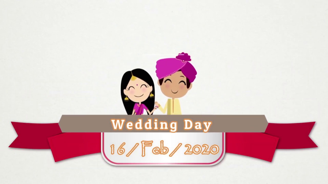 Wedding invitation video - YouTube