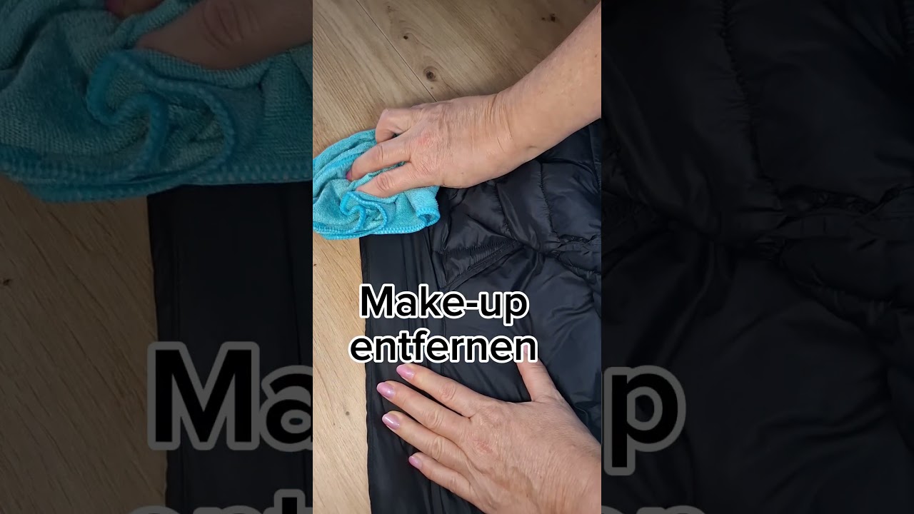 Makeup-Ränder vom Jackenkragen entfernen
