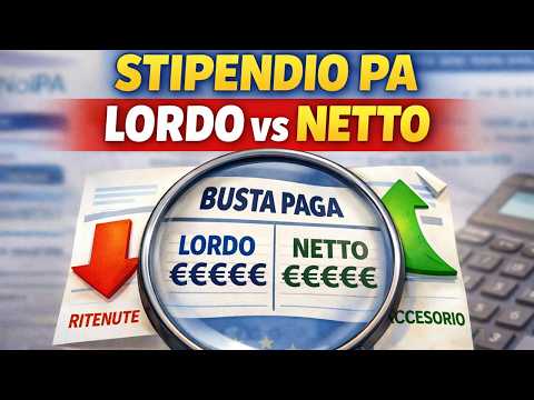 Video Stipendio PA: Come leggere la Busta Paga (Tabellare, Accessorio e NoiPA)