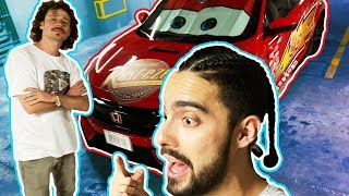 Transformamos el auto deportivo en EL RAYO MCQUEEN! 😱 Transformamos el auto deportivo en EL RAYO MCQUEEN! 😱