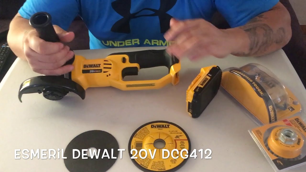 Esmeril Dewalt 20v unboxing DCG412 - YouTube