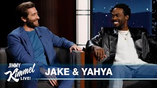 Jake Gyllenhaal & Yahya AbdulMateen II on ButtDials from Michael Bay & Filming Ambulance Together