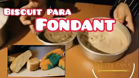 Biscochos para fondant