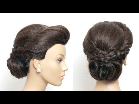 Kate Middleton Updo Hairstyle For Long Medium Hair Tutorial Youtube