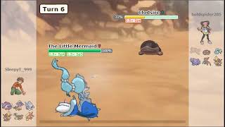 sweeping an ENTIRE team with a literal mermaid in pokemon showdown