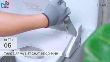 Cách lắp đặt nắp bồn cầu điện tử Inax CW-H20VN | Ngân Phát