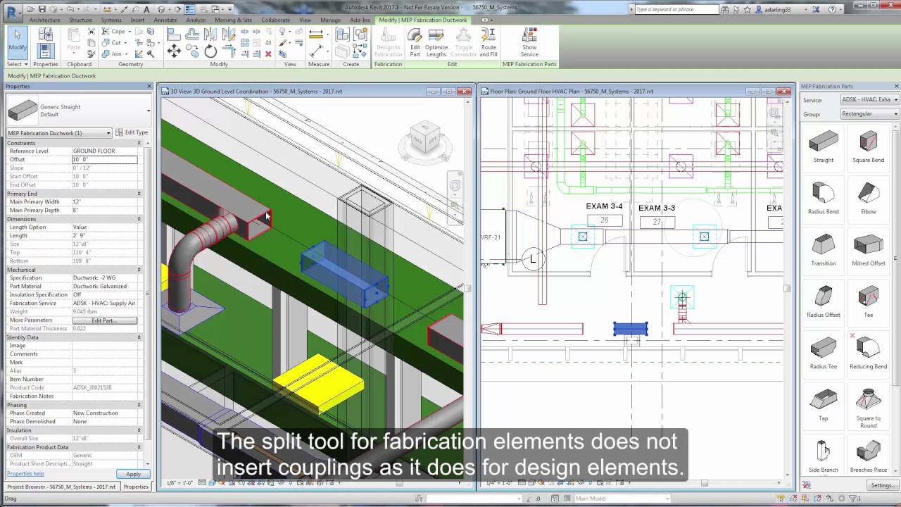 Split Fabrication Elements - YouTube