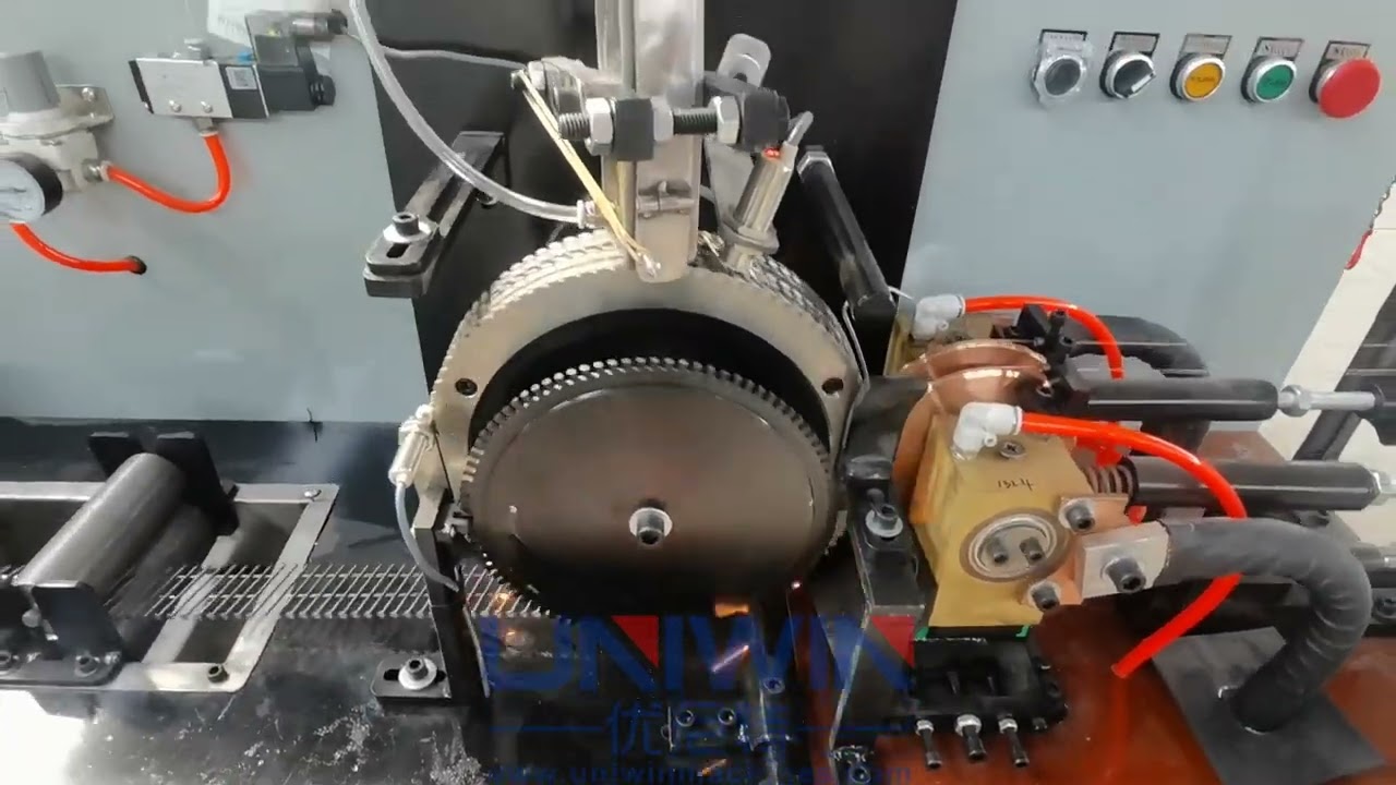 Automatic Coil Nail Welding Machine Testing Video for Poland Customer