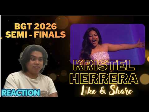 KRISTEL HERRERA " Semi Finals " PERFORMANCE IN BGT 2026 REACTION