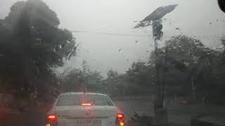 Heavy rain in Bangalore