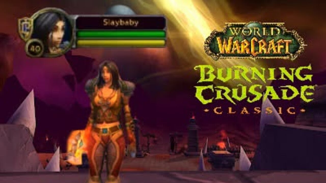 Нападение на разбойника в режиме «Адское пламя» 40-го уровня — юбилейная версия TBC Classic.