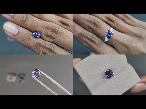 Tanzanite radiant cut 1.70 carats, Tanzania Video  № 1