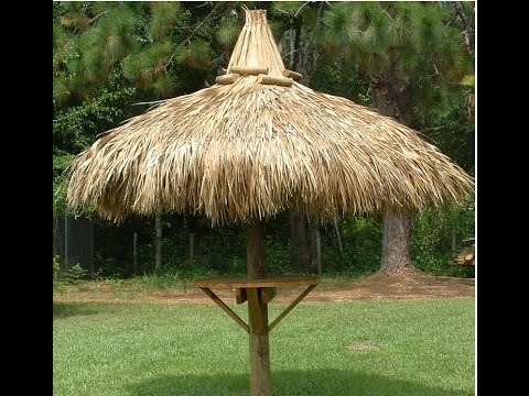build a single pole tiki hut