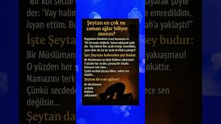 Şeytanı Kahreden An Secde Et Ve Ona Tokat At
