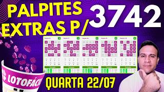 🏆 Lotofacil 3742 | PALPITES EXTRAS 🏆
