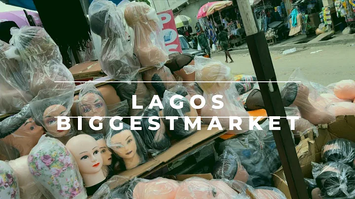 Lagos biggest market // Market vlog //Hair products (a day in my life)