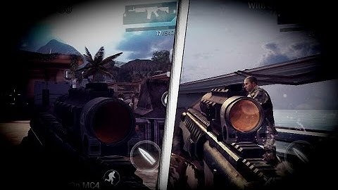 Modern Combat 4 Graphics Comparison [Default Vs Max]