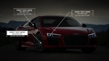 Callout with Triple Text - After Effects Template