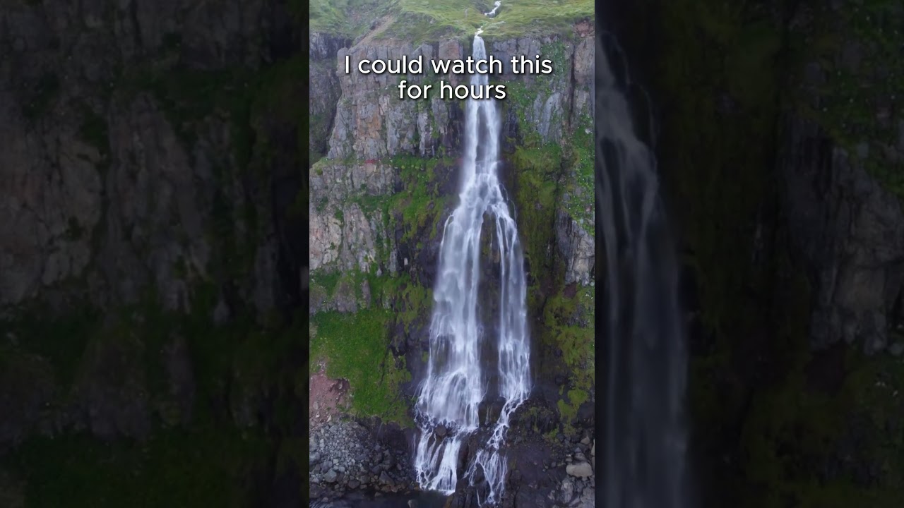 Iceland Waterfalls LIVE 🌊 Relaxing Nature Scenery & Ambient Sounds  #drone